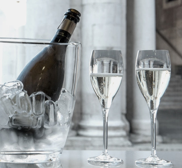 Kunststoffglas Champagner Sekt- Opale 0,1L | 2-er Set