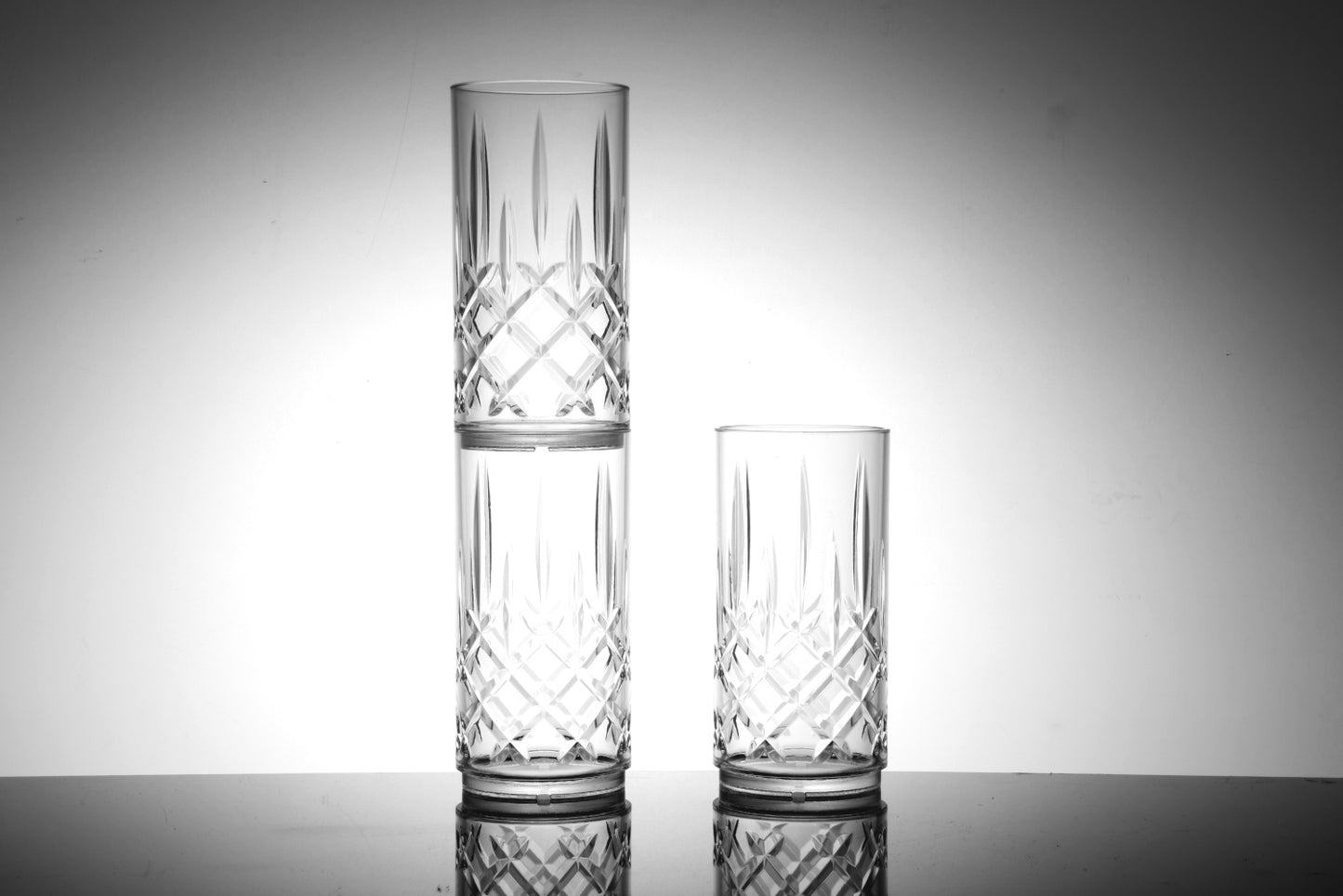 Kunststoffglas Kristall Hi-ball 0,3L | 2-er Set