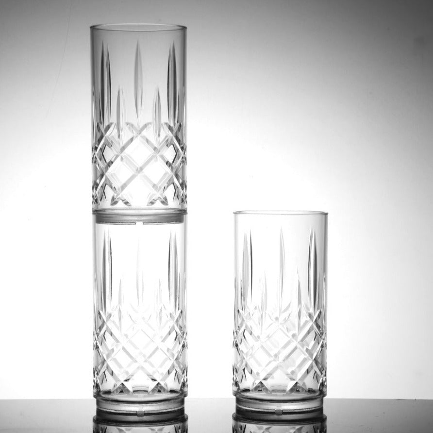 Kunststoffglas Kristall Hi-ball 0,3L | 2-er Set