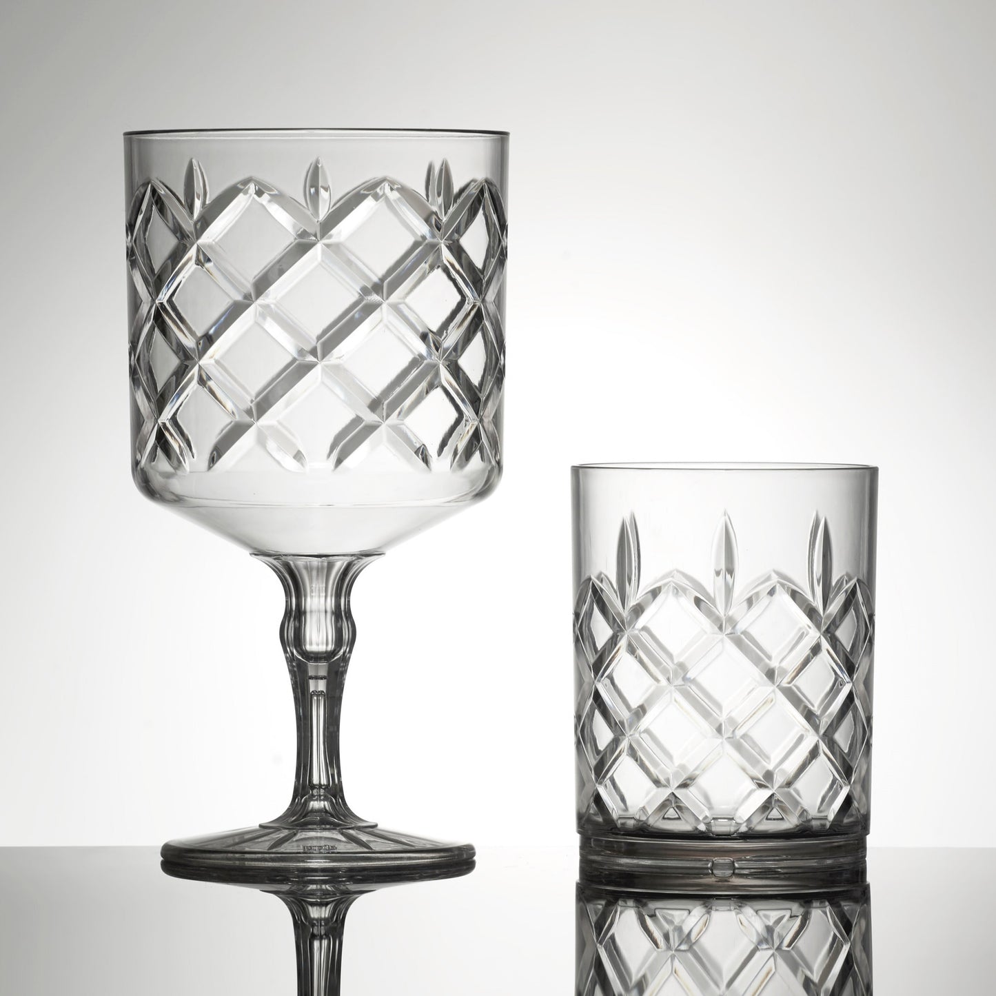 Kunststoffglas Kristal Longdrink Whisky | 0,3L | 2-er Set
