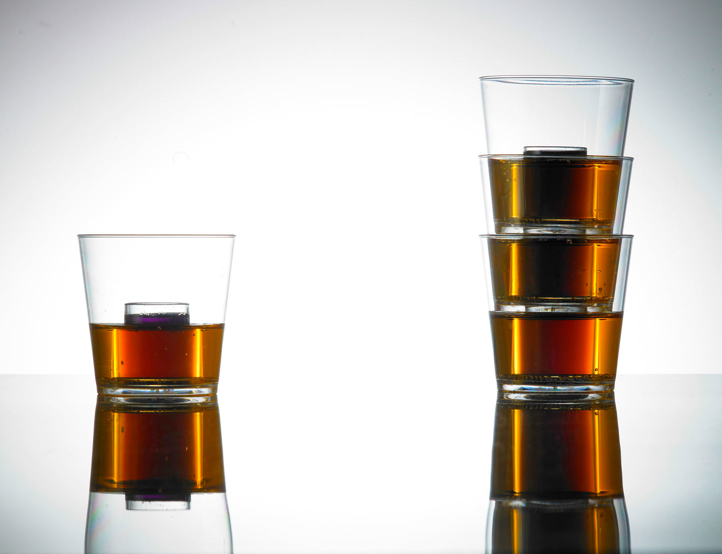 Kunststoffglas Bomb-Shot Becher | U-Boot | Schnapsglas 2,5cl | 6-er Set