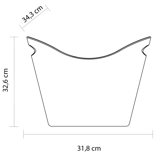 Flaschenkühler Visual | 8 Liter