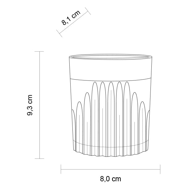 Kunststoffglas Longdrink Riva small 0,3L | 6-er Set