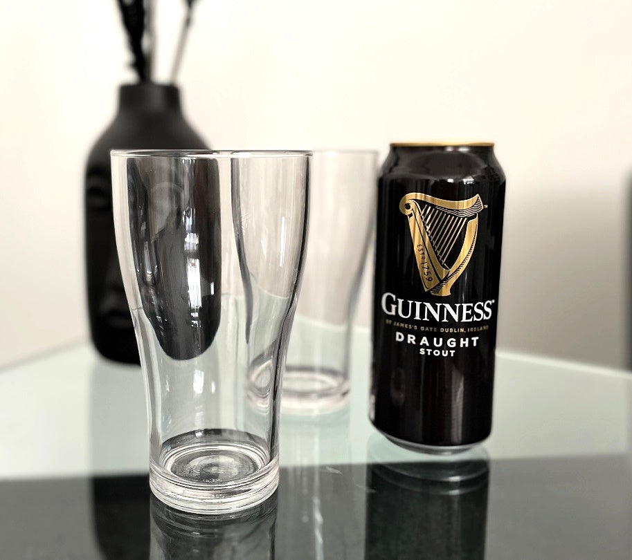 Kunststoffglas Bierglas Guinness 0,5L | 2-er Set