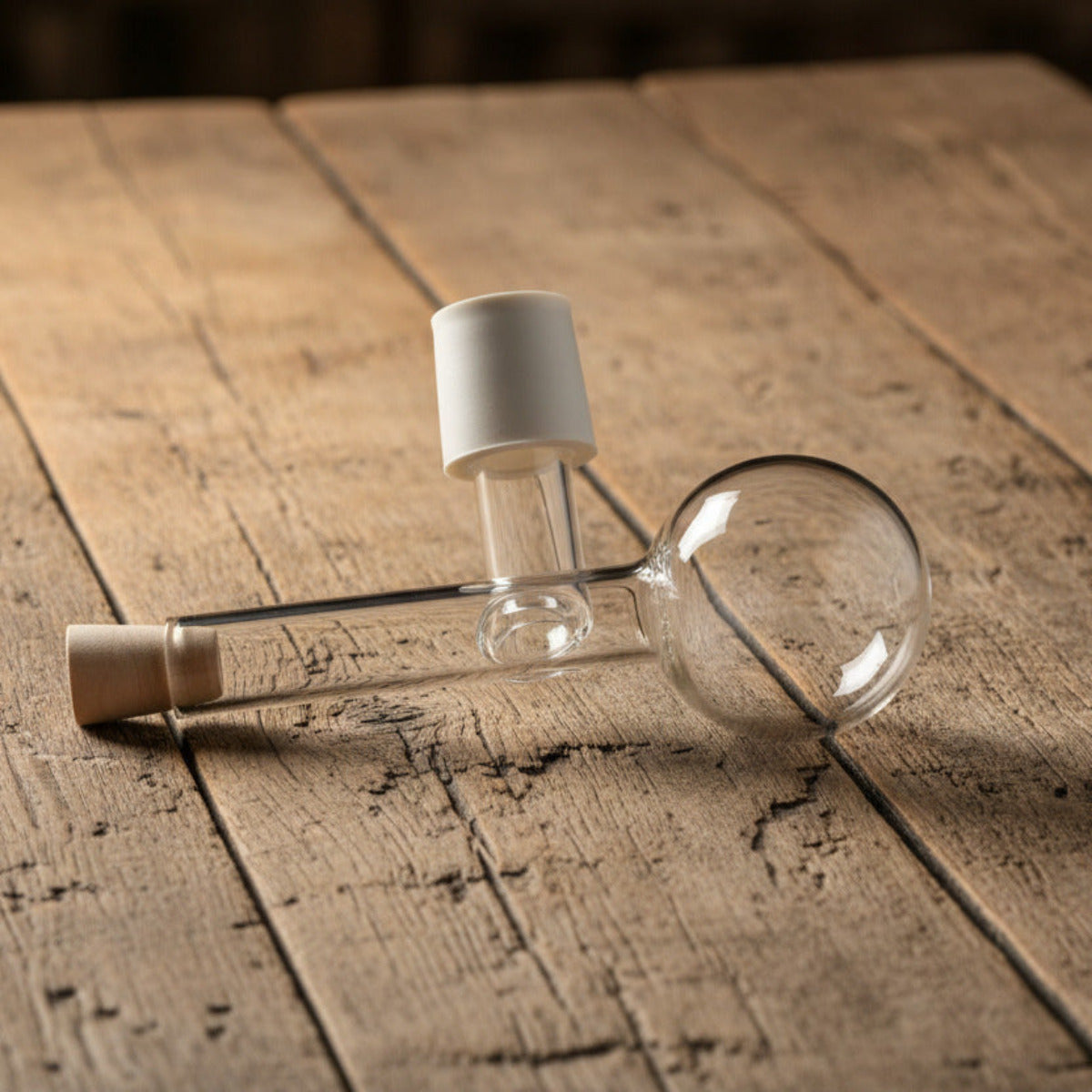 Glaskugel-Dosierer PREMIUM | Handgefertigt mit Naturkorken