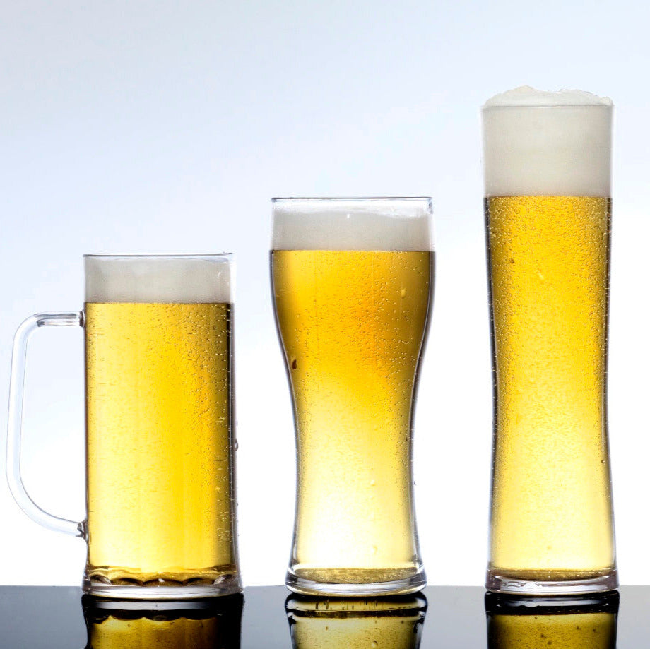Kunststoffglas Bierglas Bierstange 0,5L | Weizen | 2-er Set