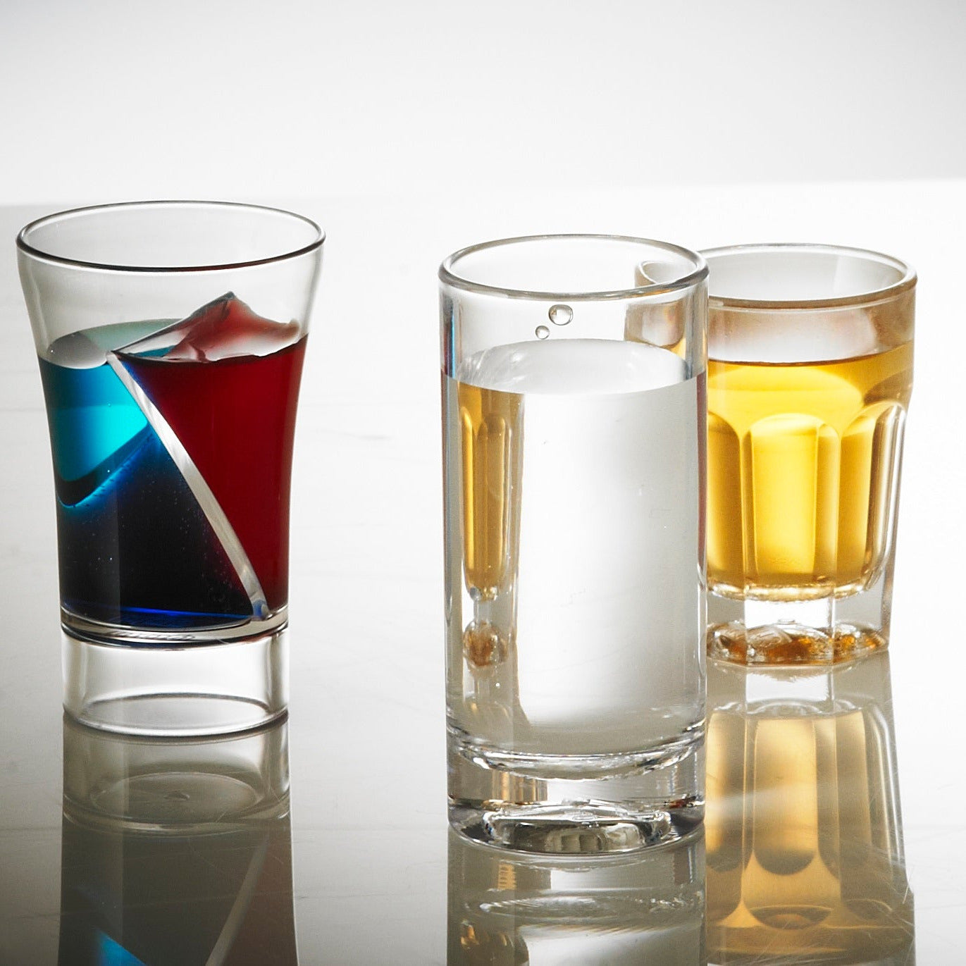 Kunststoffglas Schnapsglas Markierung auf 2 cl | 4 cl | 6-er Set