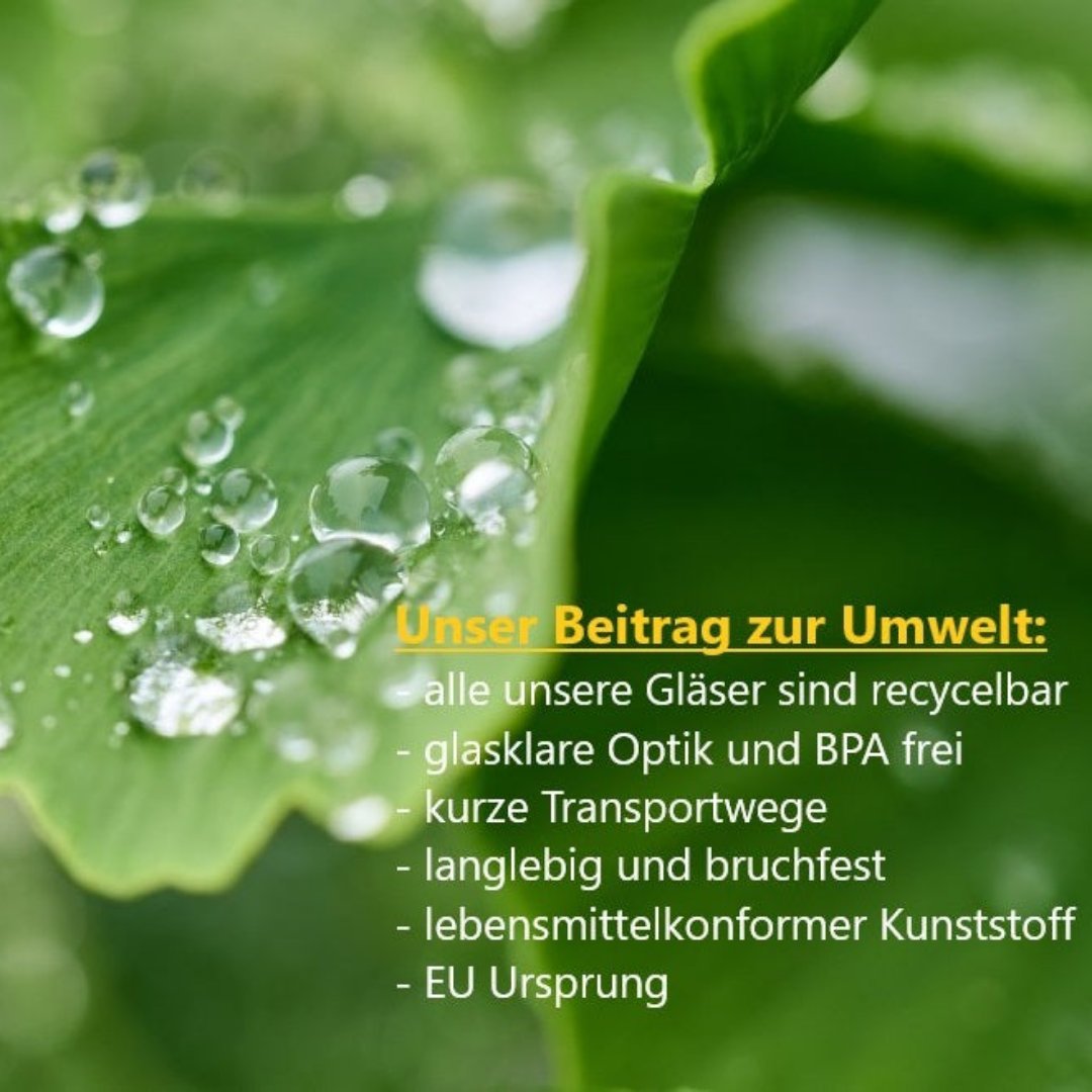 Kunststoffglas Aperol Reflex Ballon 550ml Kelch | 2-er Set