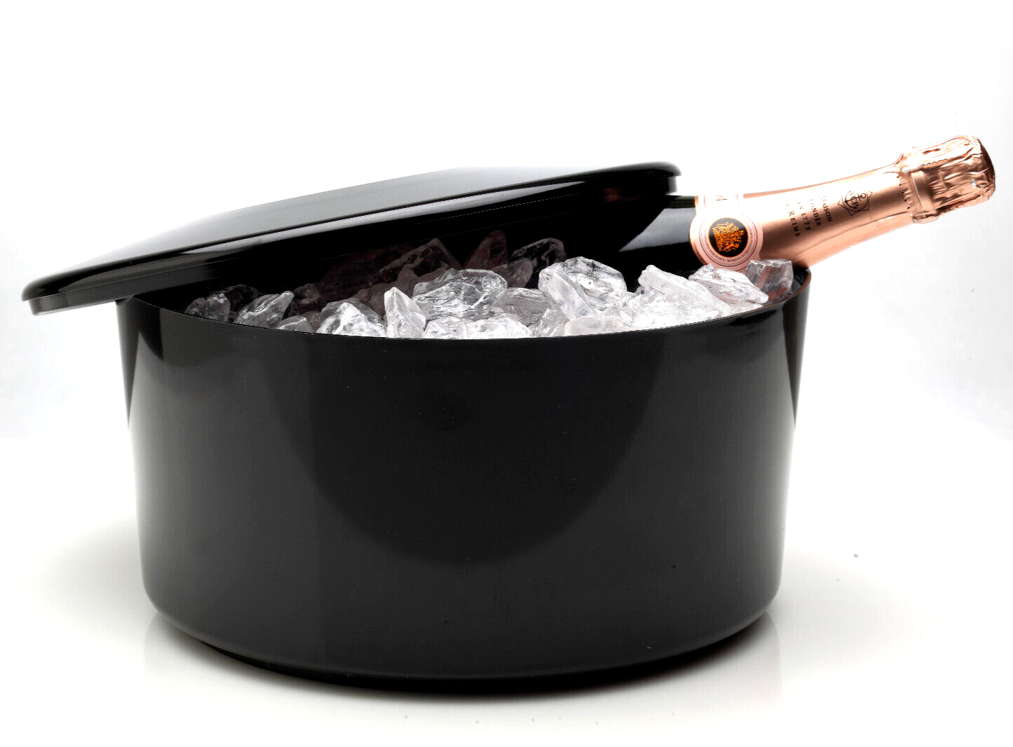 Eiswürfelbehälter 10 Liter | rund | schwarz
