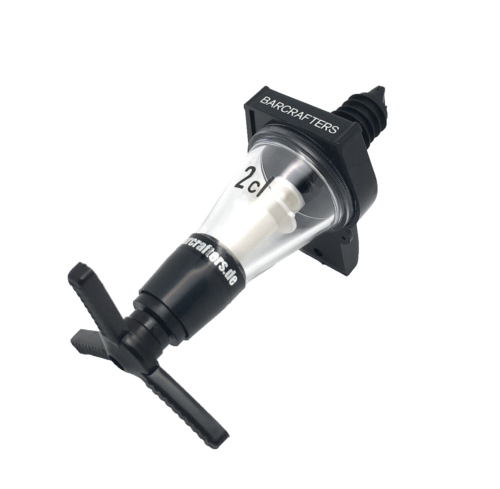 BARCRAFTERS Flaschenhalterung für 3 Liter | eckig | incl. Dosierer KB 1