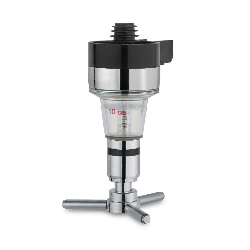 Dosierer 1 cl mit Metall-Spindel | inkl. Wandhalterung