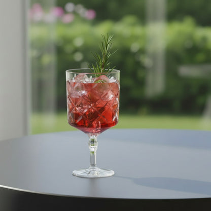 Kunststoffglas Kristall |  Gin Glas Kelch | 2-er Set