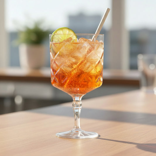 Kunststoffglas Kristall |  Gin Glas Kelch | 2-er Set