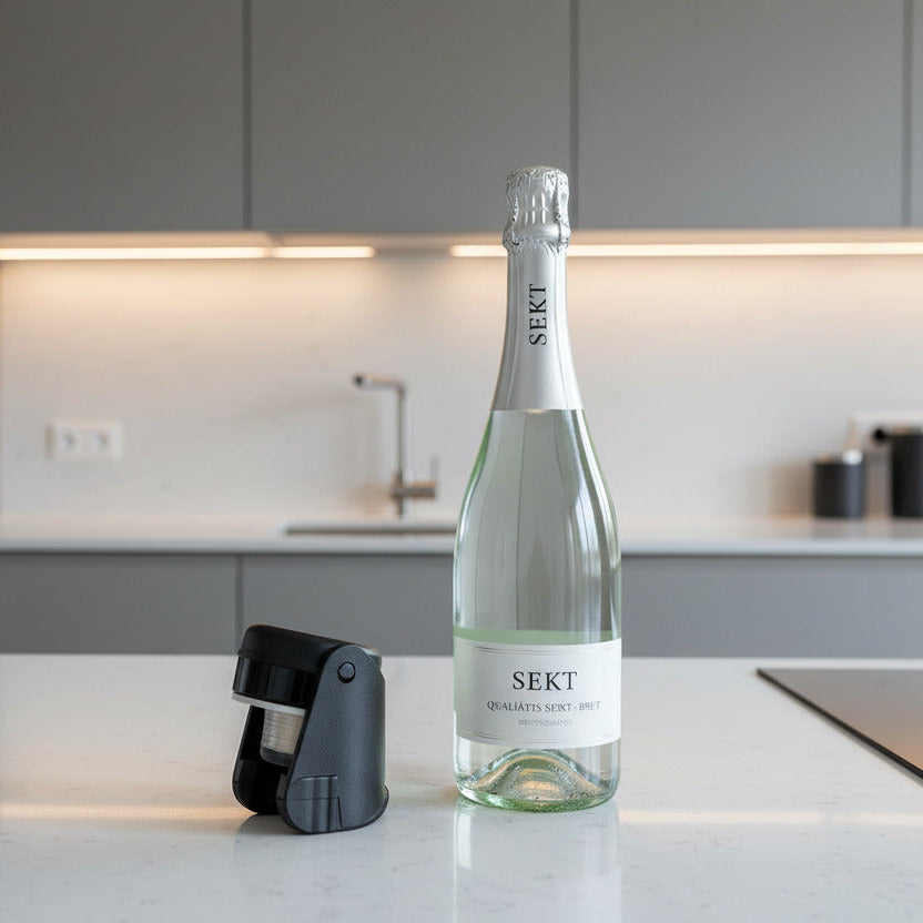 Sekt-| Champagnerverschluss Basic | im 2-er Set