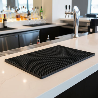 Barmatte eckig robuster Gummi,  40x30 cm