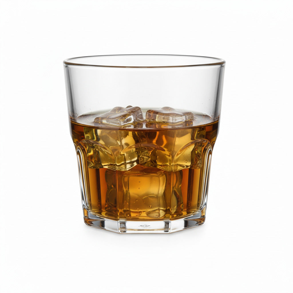 Kunststoffglas Whiskybecher Rüscherl | 8-er Set