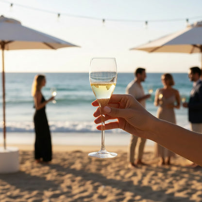 Kunststoffglas Champagner Sekt | Opale 0,1L |  2-er Set