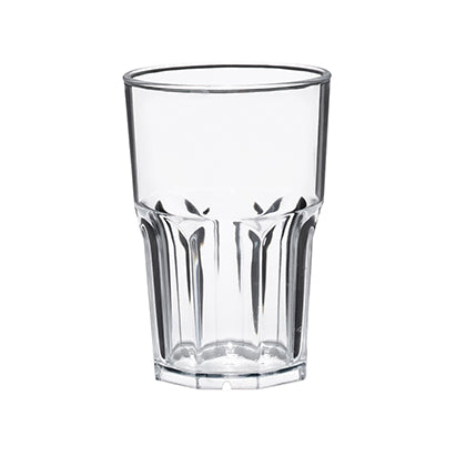 Kunststoffglas Cocktailbecher Granity klar 0,3L | Caipybecher