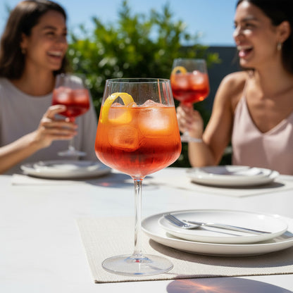 Kunststoffglas Aperol Reflex Ballon | 550ml Kelch | 2-er Set
