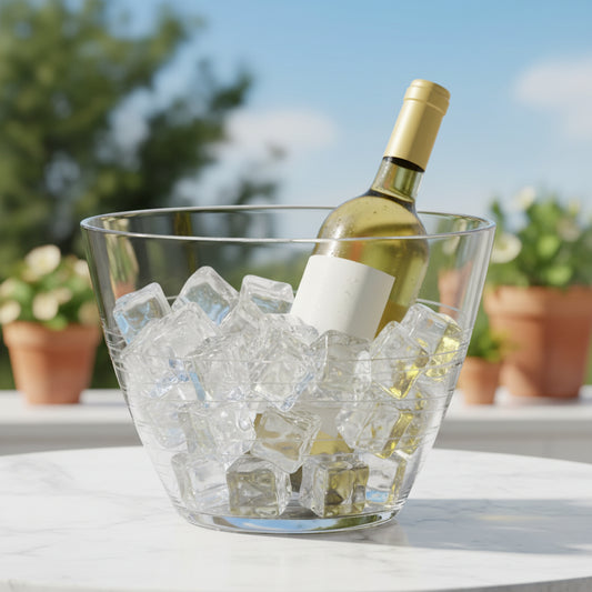 Flaschenkühler Dune klar - transparent