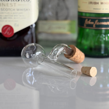 Glaskugel-Dosierer PREMIUM | Handgefertigt mit Naturkorken