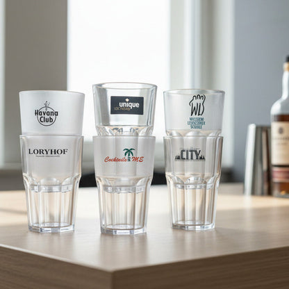 Kunststoffglas Cocktailbecher Granity Frost Optik 0,3L