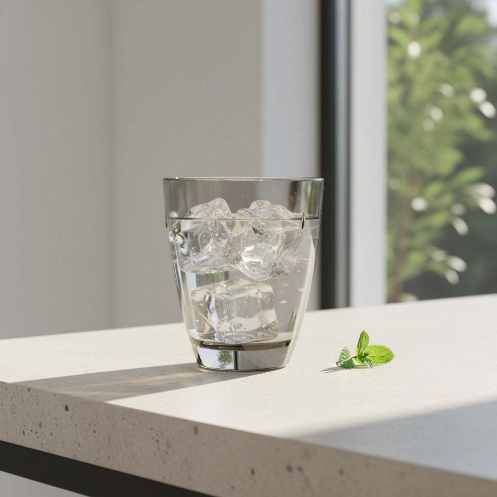 Kunststoffglas Drop | 0,3L rauchfarben | 2-er Set