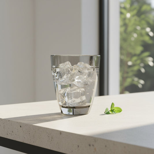 Kunststoffglas Drop | 0,3L rauchfarben | 2-er Set