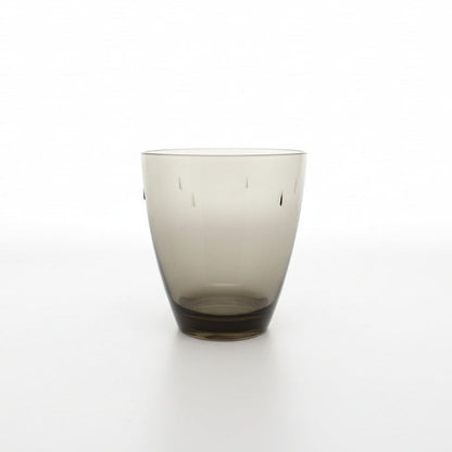 Kunststoffglas Drop | 0,3L rauchfarben | 2-er Set