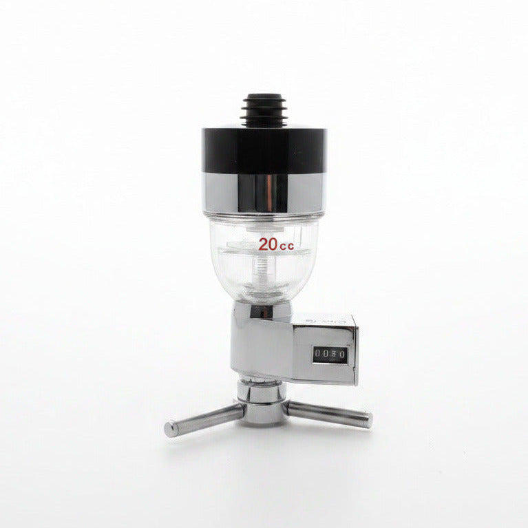 Dosierer KB 10 in 2 cl mit Zählwerk und Halterung Premium
