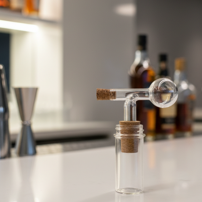 Glaskugel-Dosierer PREMIUM | Handgefertigt mit Naturkorken