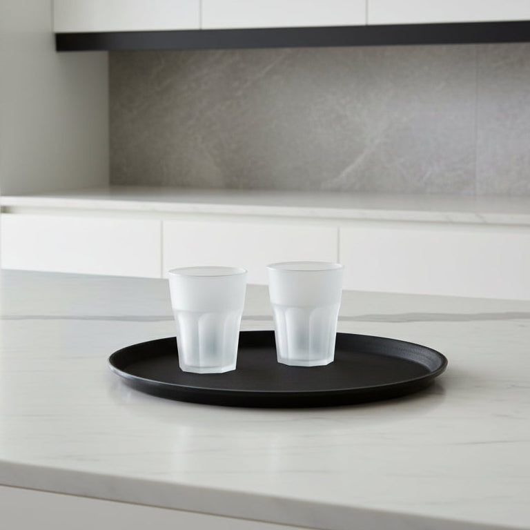 Serviertablett Kunststoff Fiberglas mit Beschichtung | Anti Rutsch |