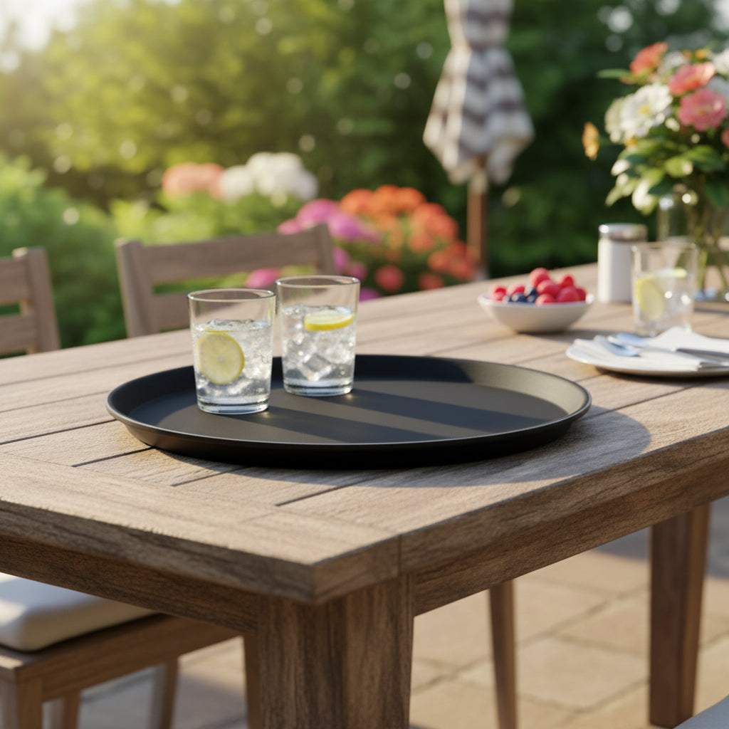 Serviertablett Kunststoff Fiberglas mit Beschichtung | Anti Rutsch |