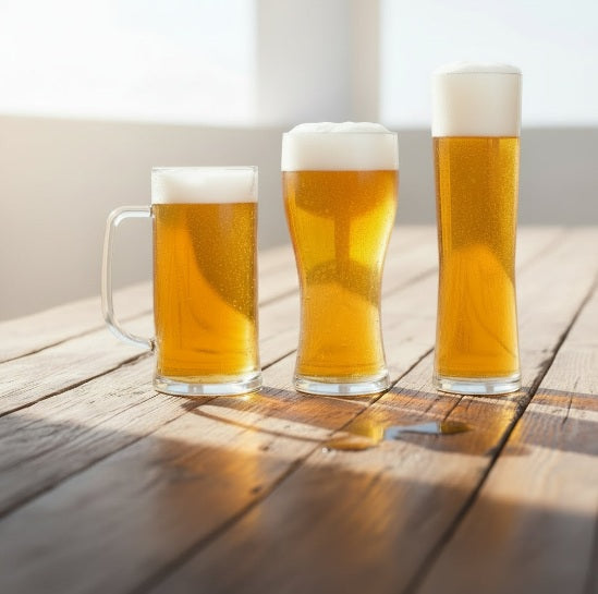 Kunststoffglas Bierstange Bierglas 0,3L |  Weizen | 2-er Set