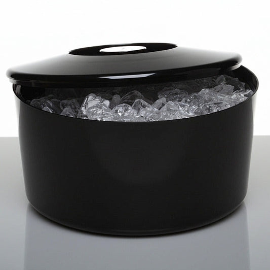 Eiswürfelbehälter 10 Liter | rund | schwarz
