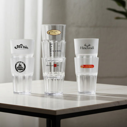 Kunststoffglas Cocktailbecher Granity klar 0,3L | Caipybecher