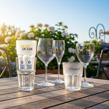 Kunststoffglas Champagnerglas Mira petit  0,1L | 2-er Set
