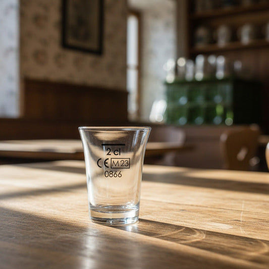 Kunststoffglas Schnapsglas Shot Glen 2 cl | CE Eichung | 6-er Set