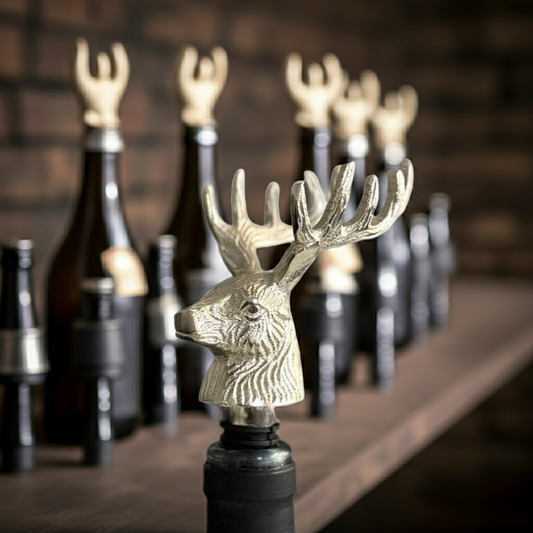 Weinverschluss Hirsch  | Metall | Universeller Verschluss