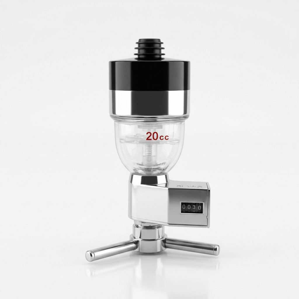 Dosierer KB 10 in 2 cl mit Zählwerk und Halterung Premium