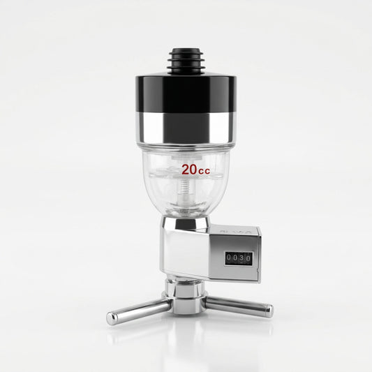 Dosierer KB 10 in 2 cl mit Zählwerk und Halterung Premium