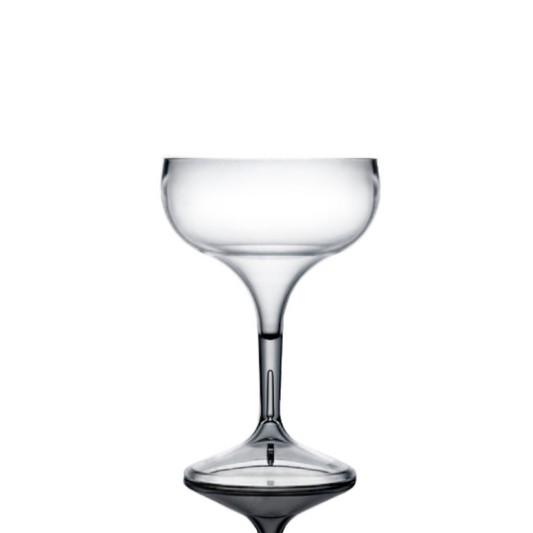 Kunststoffglas Champagnerschale Coupe | Cocktailglas | 2-er Set