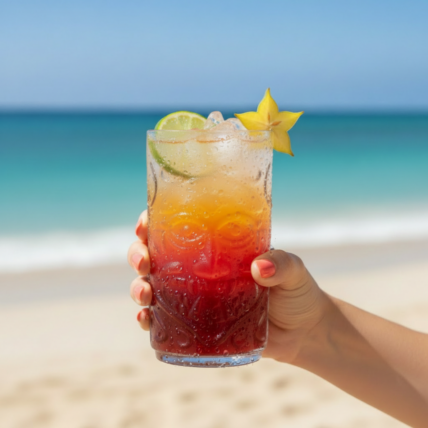 Kunststoffglas Tiki Kahuna 0,3L | SAN | BPA frei | 2er Set