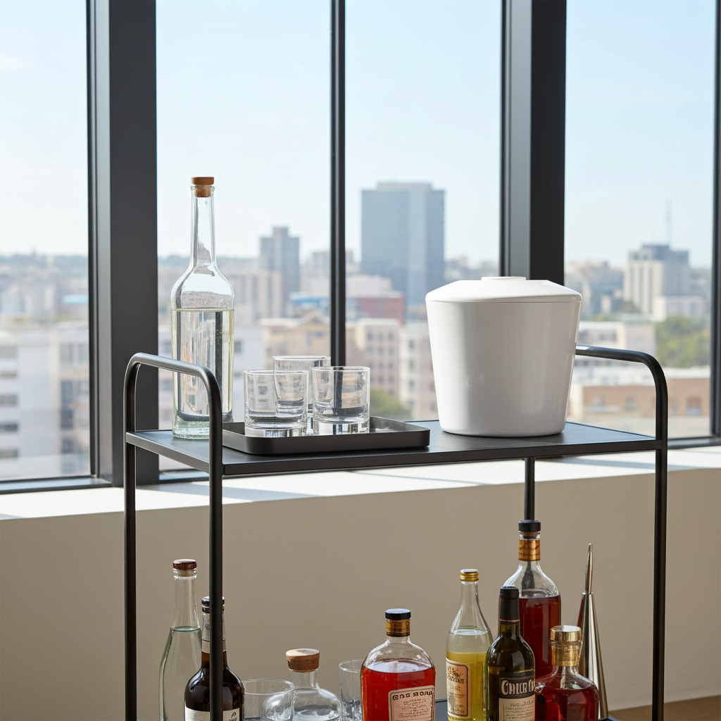 Eiswürfelbehälter 3,8 Liter rund | weiß