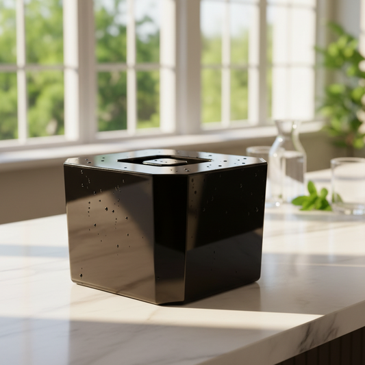 Eiswürfelbehälter 4,0 Liter eckig | schwarz
