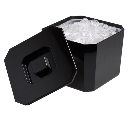 Eiswürfelbehälter 4,0 Liter eckig | schwarz